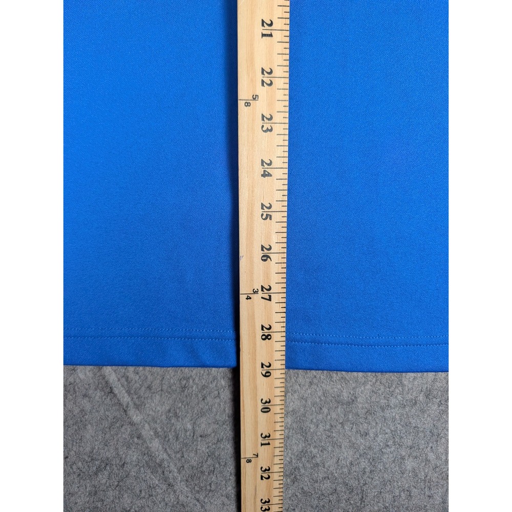 NCAA Kansas Jayhawks Blue Performance T-Shirt KA Inc KU Jayhawk Logo Tee - Picture 8 of 9